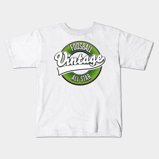 Foosball vintage all star logo Kids T-Shirt